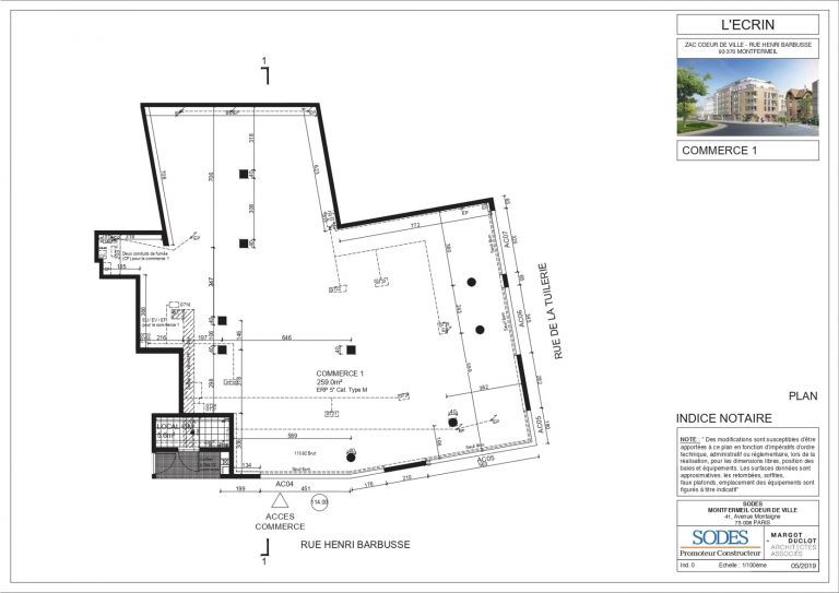 4. Plan du local